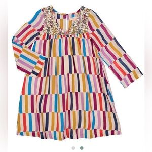 Pink Chicken Colorful Courtney Dress with Sequin Detail 5Y
